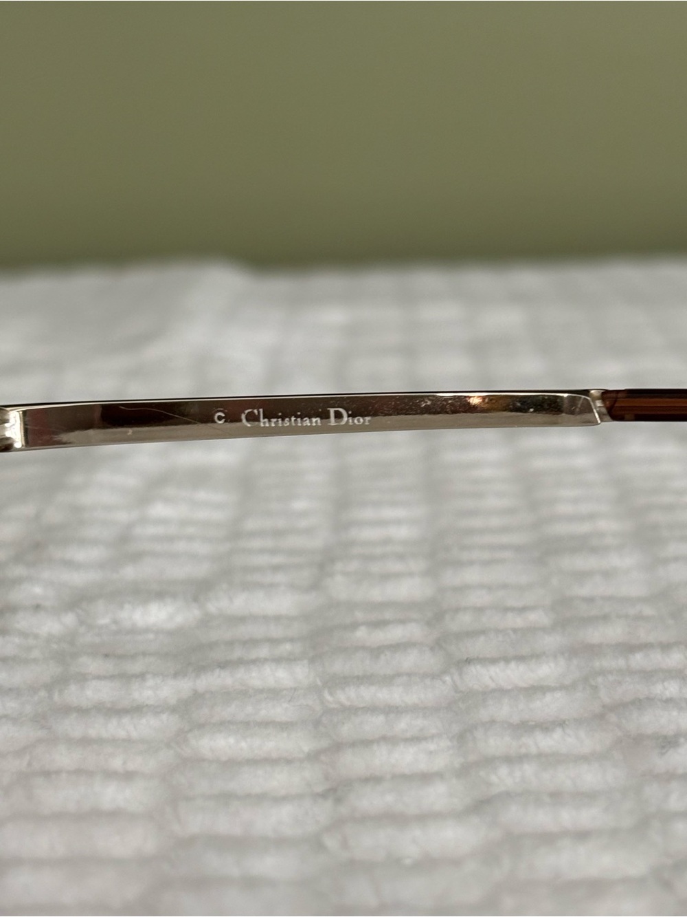 Dior Brown Rimless Sunglasses - Picture 3 of 5